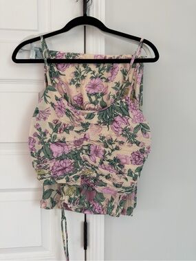 Abercrombie and Fitch Set - Floral Camisole Tank & Wide Leg pants set MEDIUM